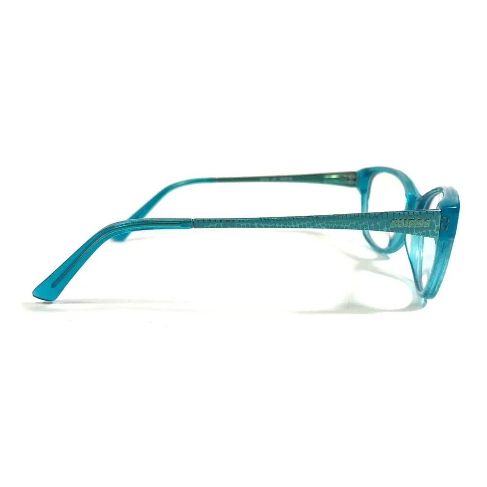 Guess Eyeglasses Frames GU9135 089 Clear Blue Cat Eye Full Rim 48-15-130